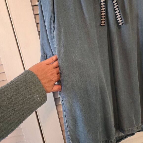 Kenneth Cole Reaction Chambrey Tunic Small - Picture 8 of 9